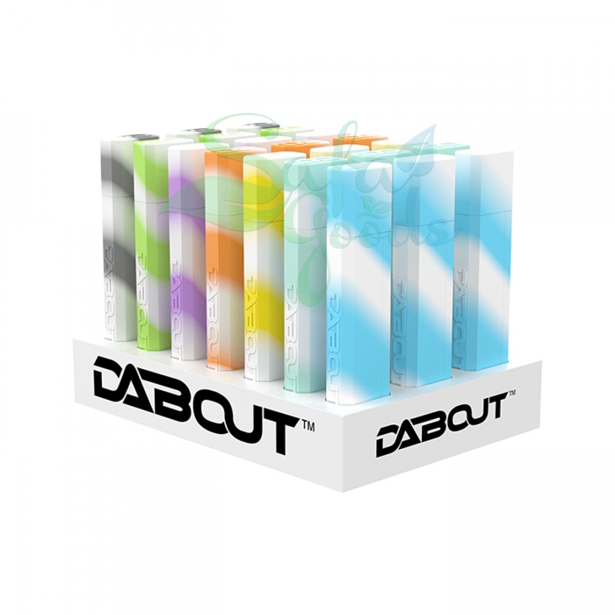 White Rhino DABOUT Silicone/Glass Dab Kits 21ct