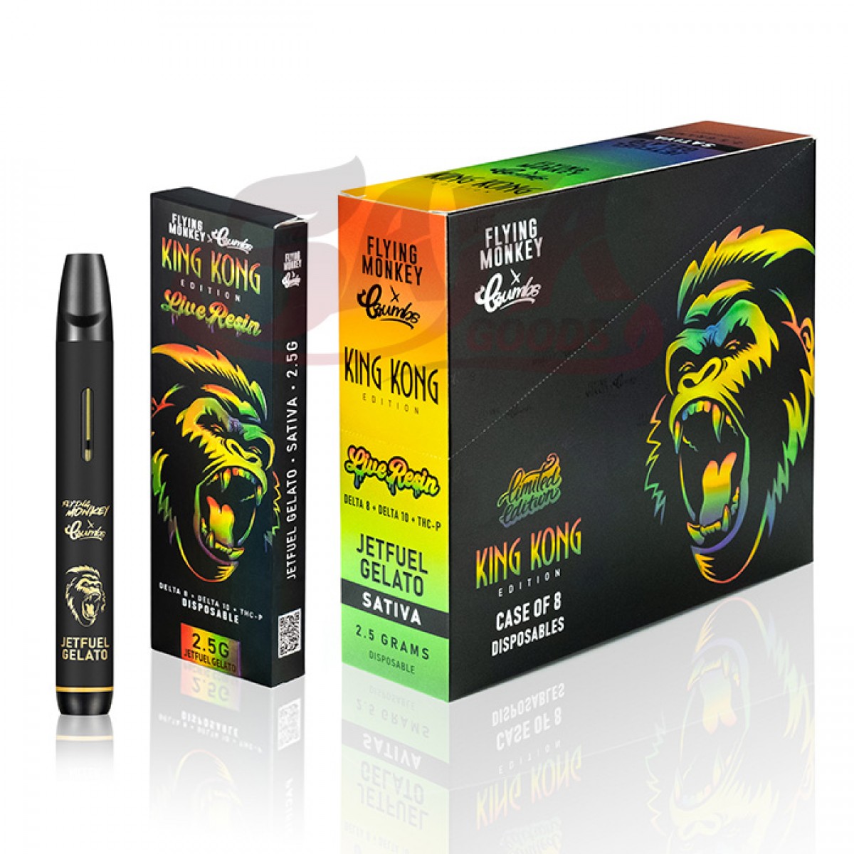 Flying Monkey / Crumbs KING KONG Live Resin 2.5G Disposable [SINGLE UNIT]