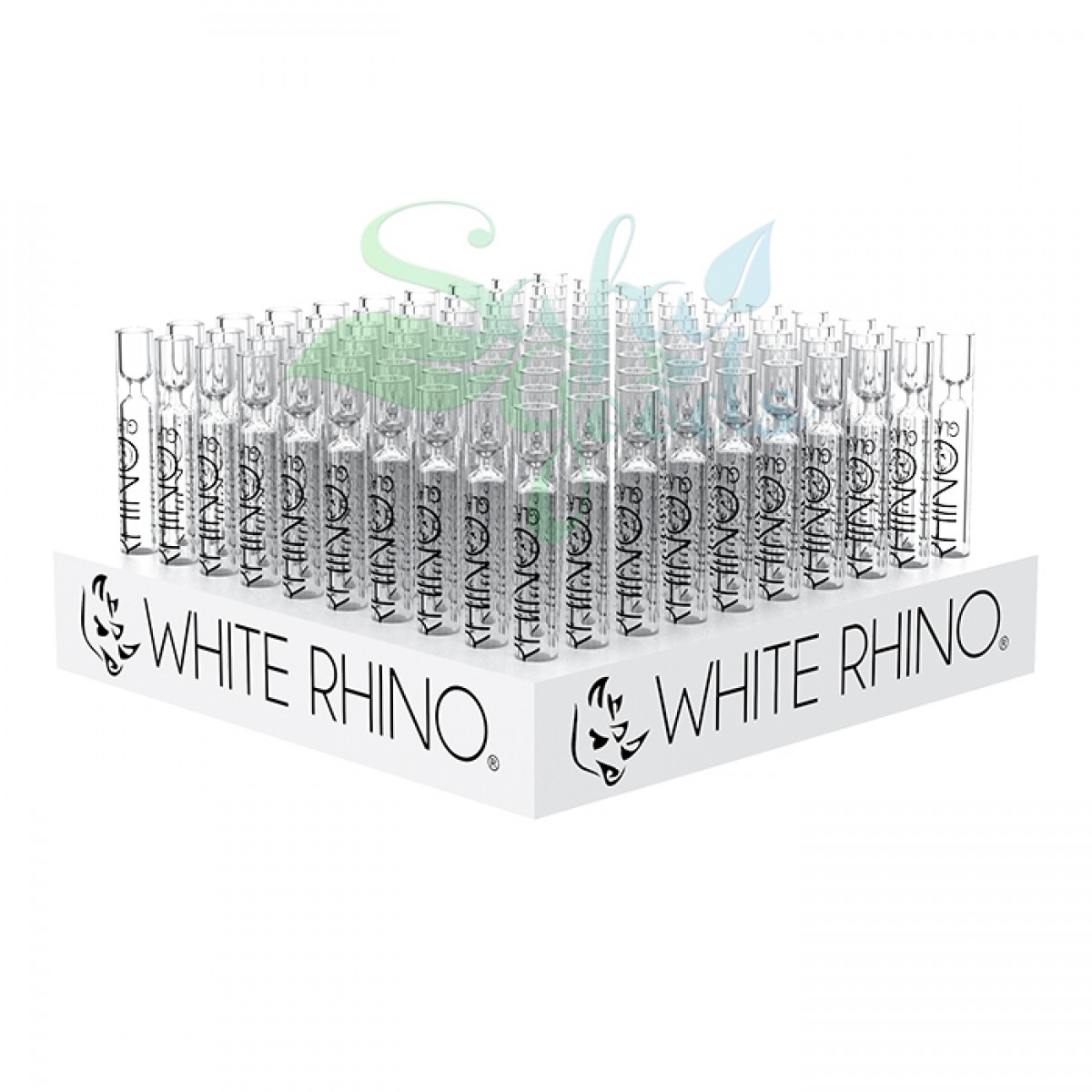 White Rhino Glass Chillums 100ct