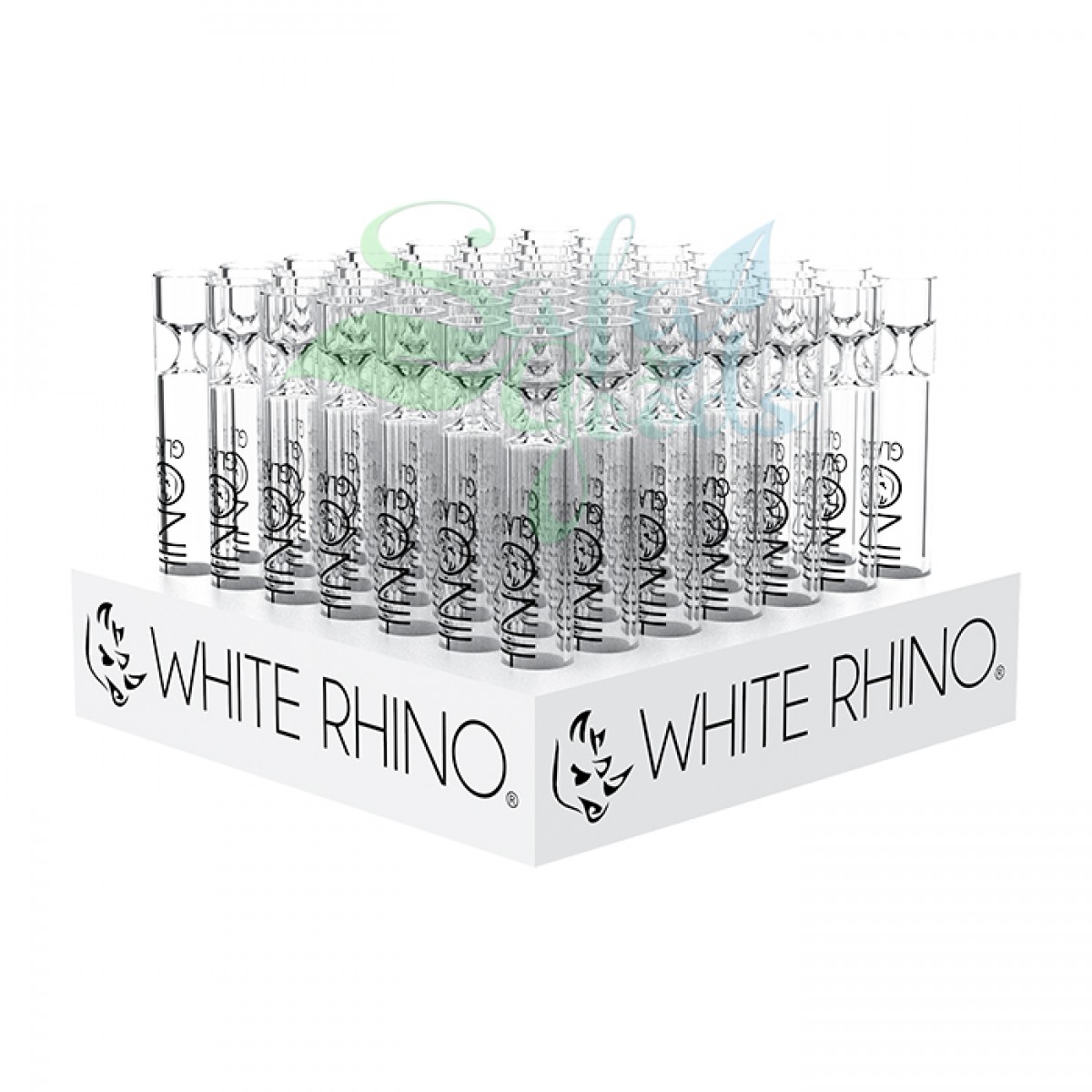 White Rhino Glass XL Chillums 49ct