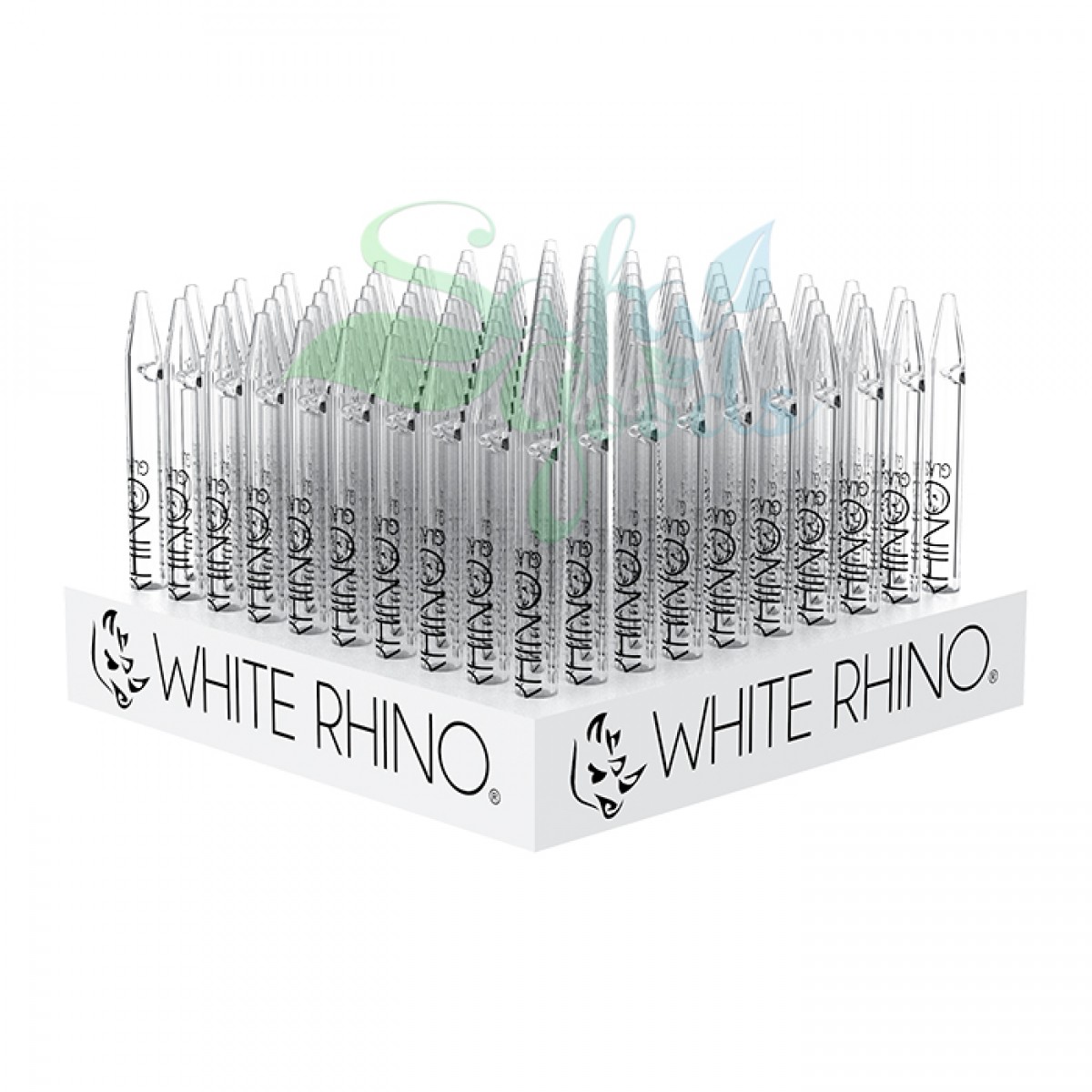 White Rhino Glass Pyrex Straws 100ct