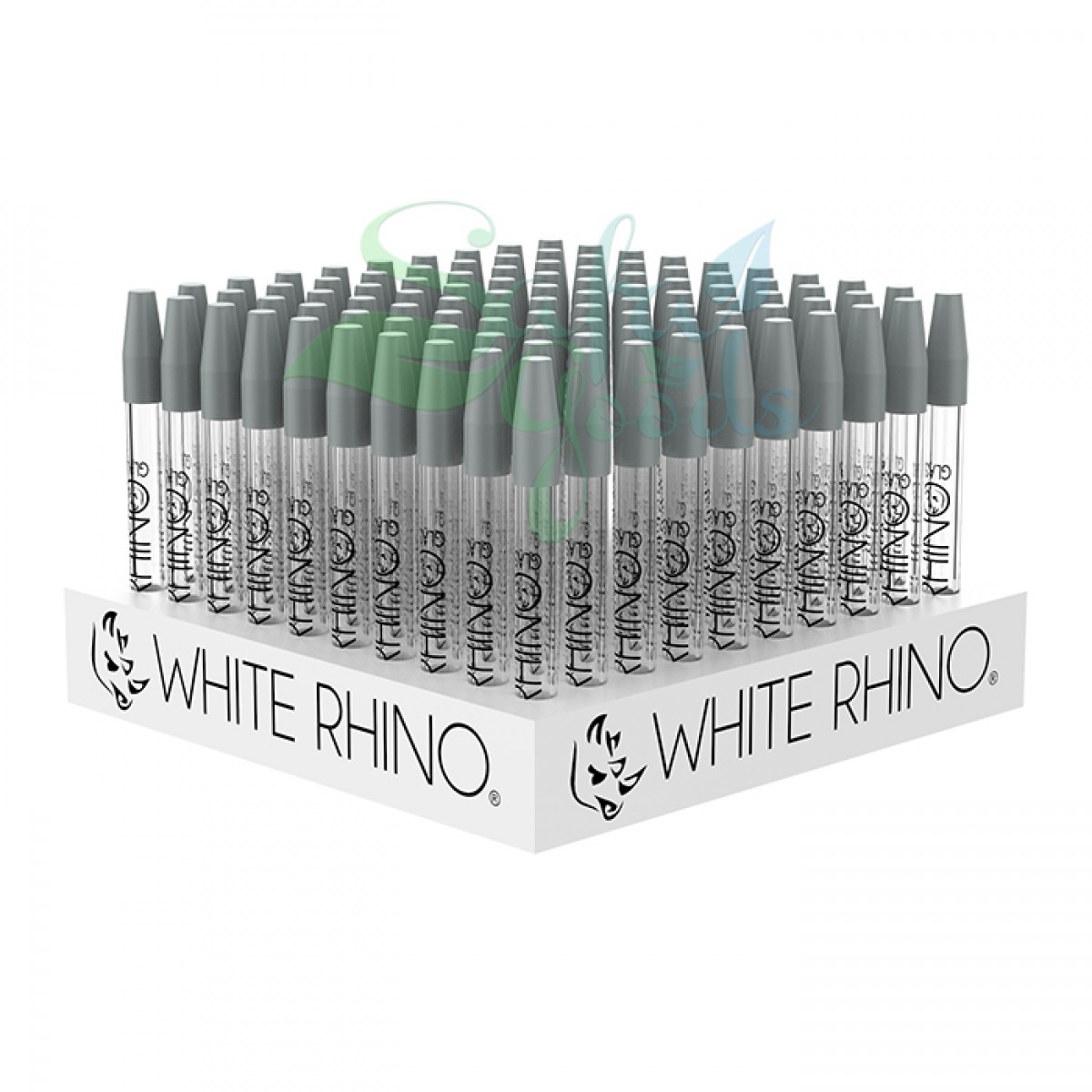 White Rhino Glass Quartz Straws 100ct